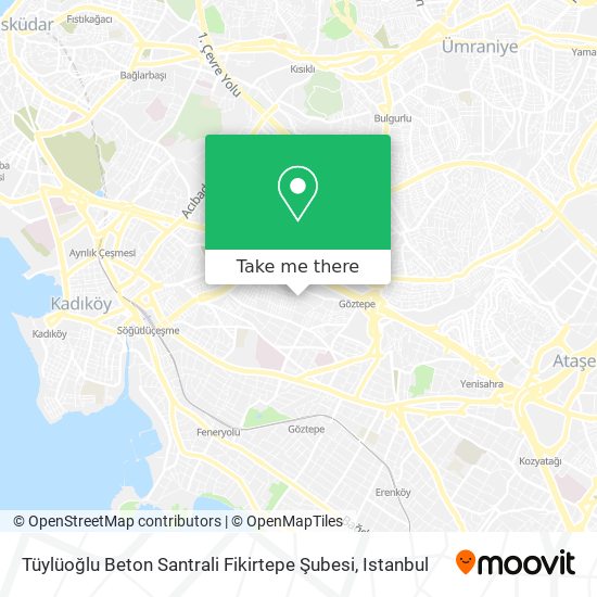 Tüylüoğlu Beton Santrali Fikirtepe Şubesi map
