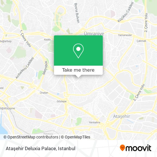 Ataşehir Deluxia Palace map