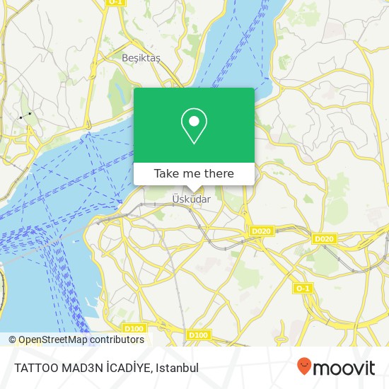 TATTOO MAD3N İCADİYE map