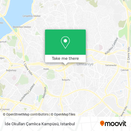 İde Okulları Çamlıca Kampüsü map