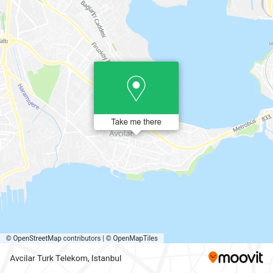 Avcilar Turk Telekom map