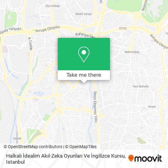 Halkalı İdealim Akıl-Zeka Oyunları Ve İngilizce Kursu map