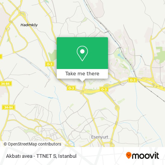 Akbatı avea - TTNET  S map