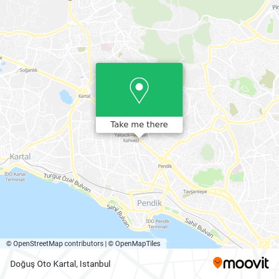 Doğuş Oto Kartal map