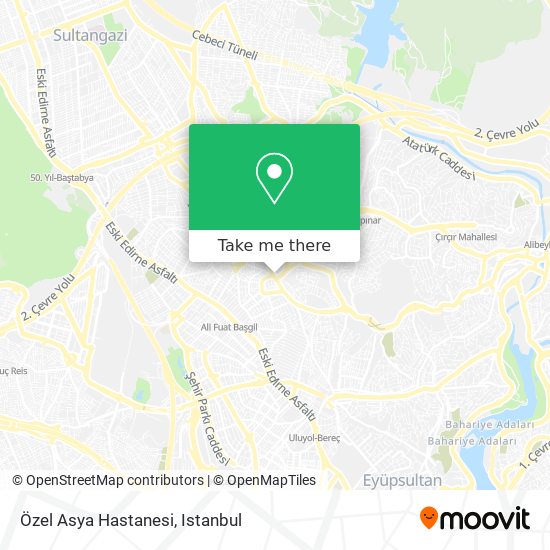 Özel Asya Hastanesi map