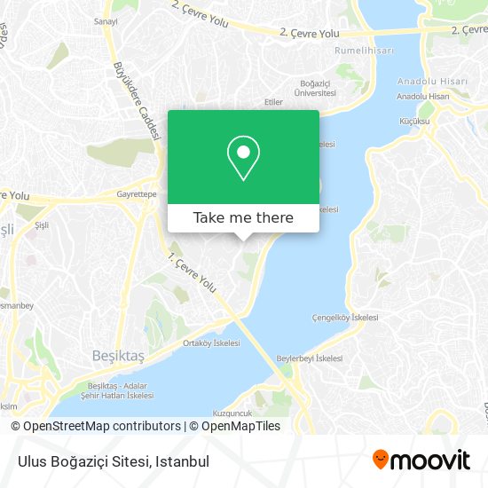 Ulus Boğaziçi Sitesi map