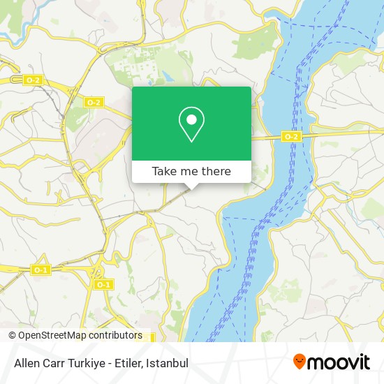 Allen Carr Turkiye - Etiler map