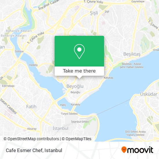 Cafe Esmer Chef map