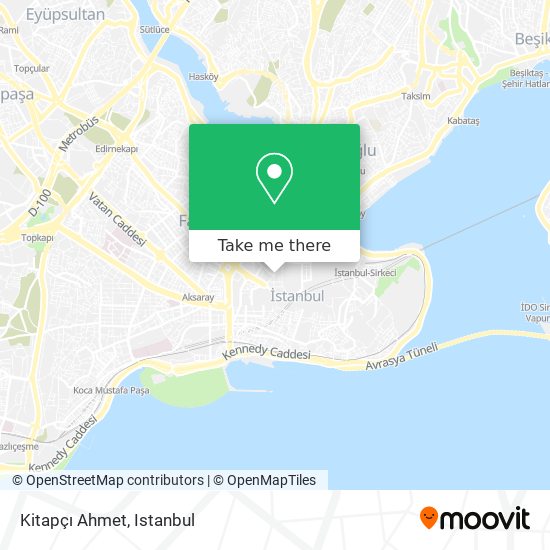 Kitapçı Ahmet map