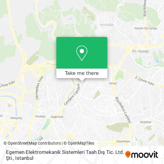 Egemen Elektromekanik Sistemleri Taah Dış Tic. Ltd. Şti. map