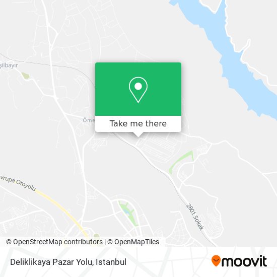 Deliklikaya Pazar Yolu map
