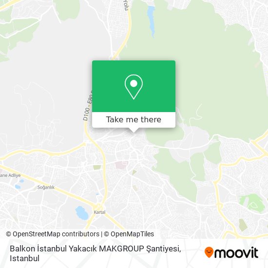 Balkon İstanbul Yakacık MAKGROUP Şantiyesi map