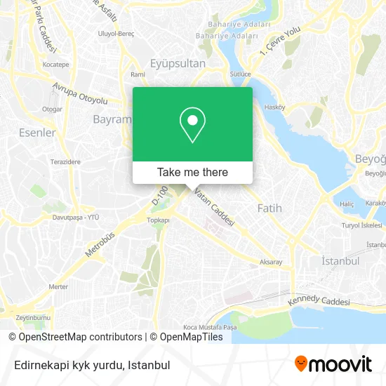 Edirnekapi kyk yurdu map