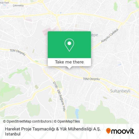 Hareket Proje Taşımacılığı & Yük Mühendisliği A.Ş map