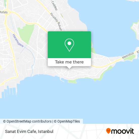 Sanat Evim Cafe map