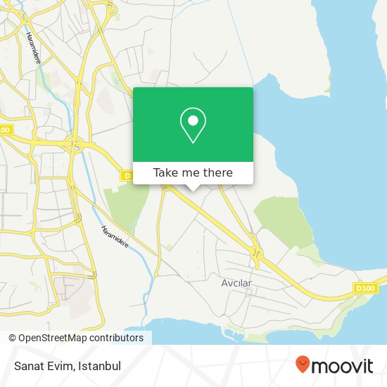 Sanat Evim map