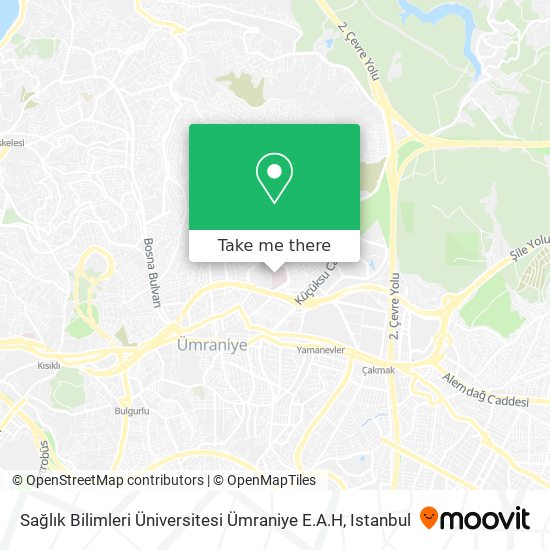Sağlık Bilimleri Üniversitesi Ümraniye E.A.H map