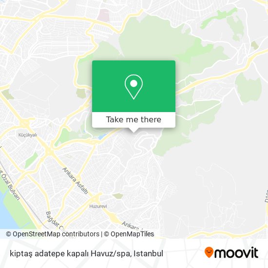 kiptaş adatepe kapalı Havuz / spa map