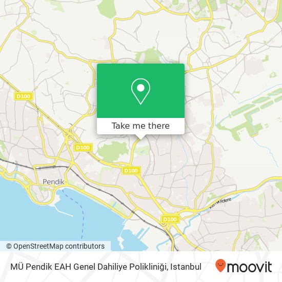 MÜ Pendik EAH Genel Dahiliye Polikliniği map