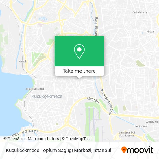 Küçükçekmece Toplum Sağlığı Merkezi map