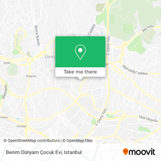 Benim Dünyam Çocuk Evi map