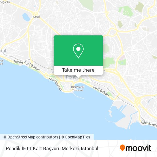 Pendik İETT Kart Başvuru Merkezi map