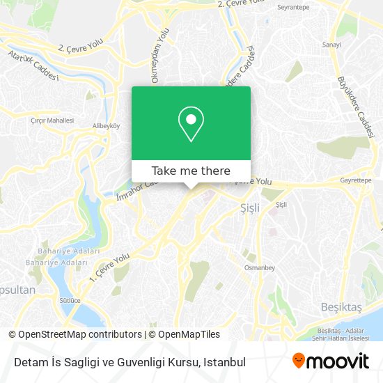 Detam İs Sagligi ve Guvenligi Kursu map