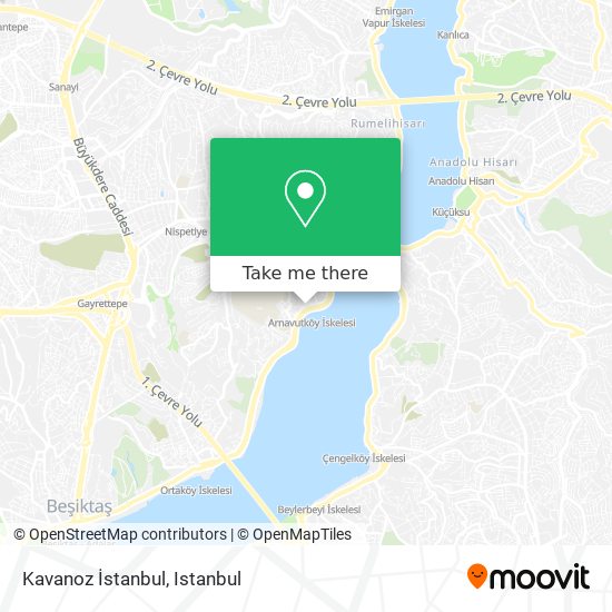 Kavanoz İstanbul map