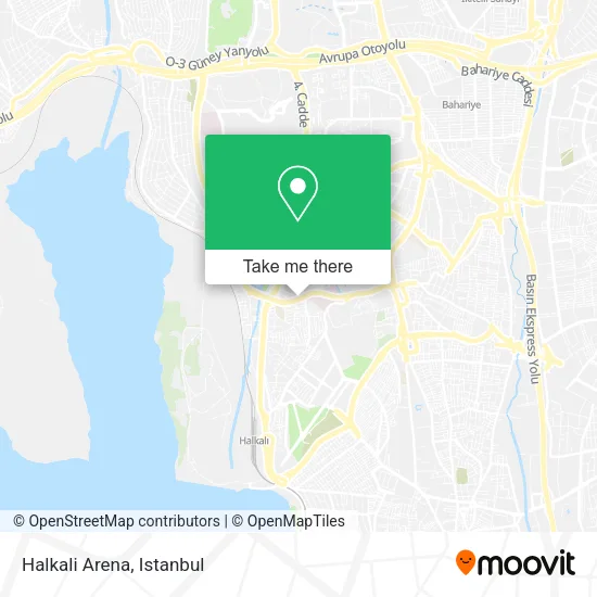 Halkali Arena map