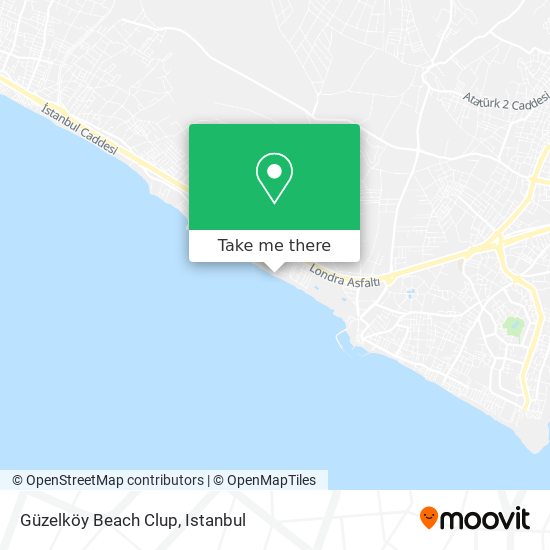 Güzelköy Beach Clup map