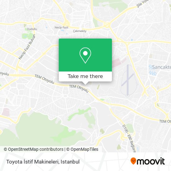 Toyota İstif Makineleri map