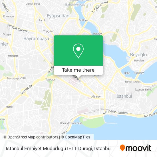 Istanbul Emniyet Mudurlugu IETT Duragi map