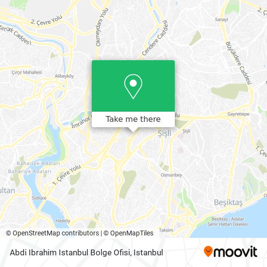 Abdi Ibrahim Istanbul Bolge Ofisi map