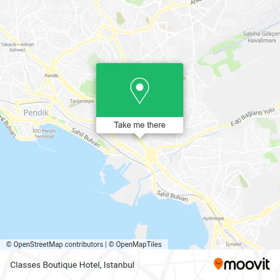 Classes Boutique Hotel map