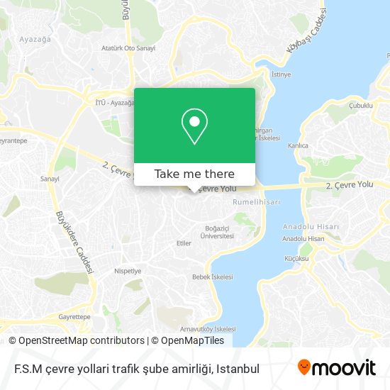 F.S.M çevre yollari trafik şube amirliği map