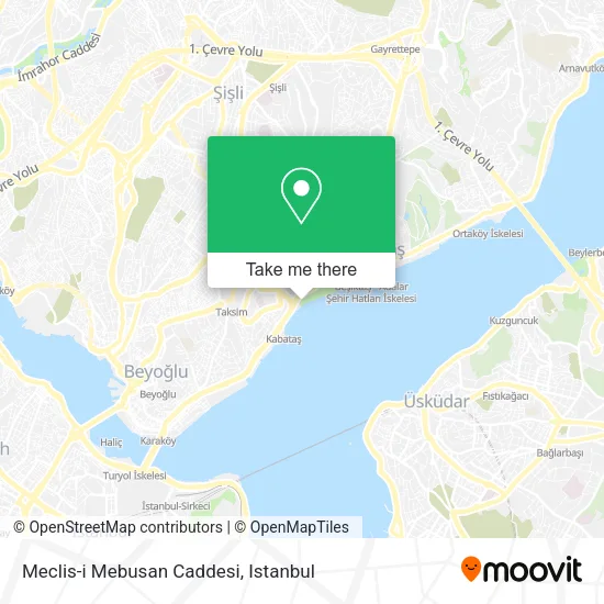 Meclis-i Mebusan Caddesi map