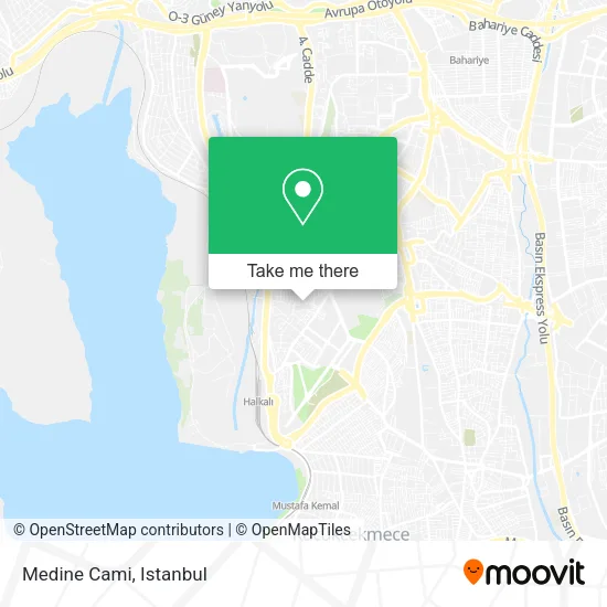 Medine Cami map