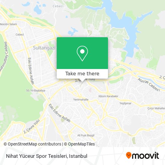 Nihat Yüceur Spor Tesisleri map