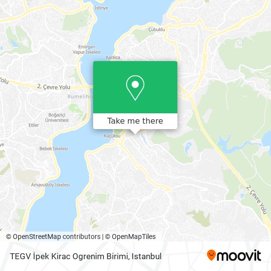 TEGV İpek Kirac Ogrenim Birimi map