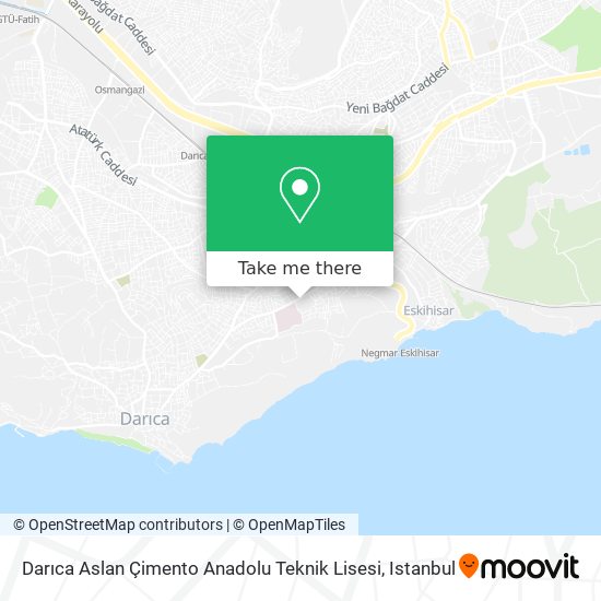Darıca Aslan Çimento Anadolu Teknik Lisesi map