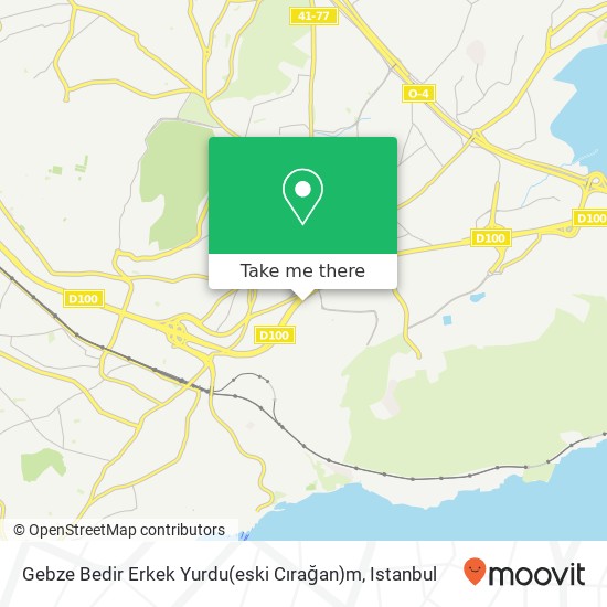 Gebze Bedir Erkek Yurdu(eski Cırağan)m map