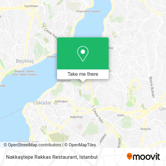 Nakkaştepe Rakkas Restaurant map