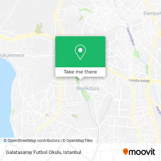 Galatasaray Futbol Okulu map