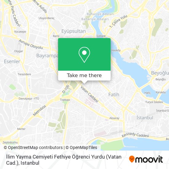 İlim Yayma Cemiyeti Fethiye Öğrenci Yurdu (Vatan Cad.) map