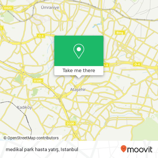 medikal park hasta yatış map