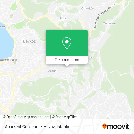 Acarkent Coliseum / Havuz map