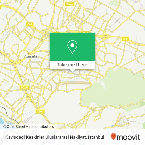 Kayisdagi Keskinler Uluslararasi Nakliyat map