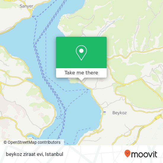 beykoz ziraat evi map