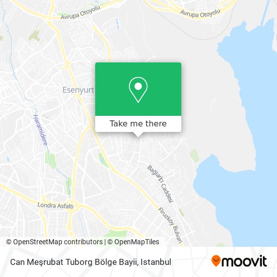 Can Meşrubat Tuborg Bölge Bayii map