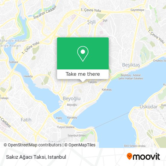 Sakız Ağacı Taksi map